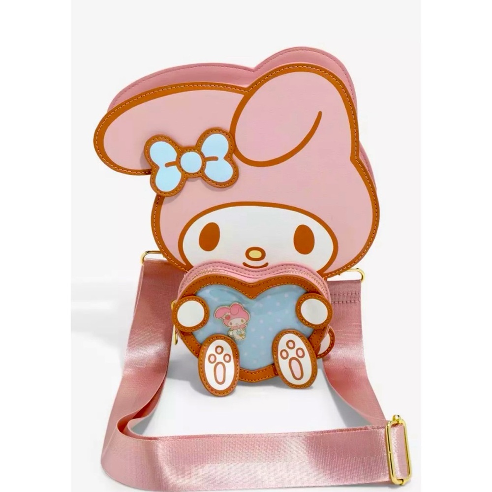 Sanrio My Melody Heart Figural Crossbody Bag
